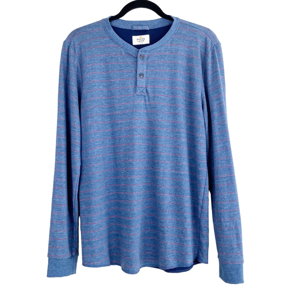 Marine Layer Double Knit Henley M